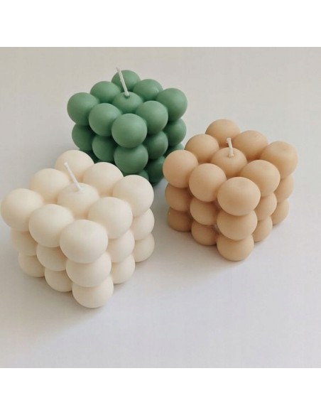 Foremka silikonowa do świec DIY bąbelkowa tacka 5cm