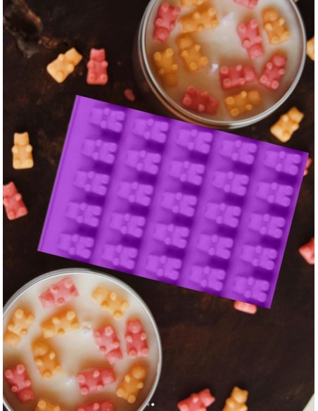  Foremka silikon forma do wosków misie HARIBO 