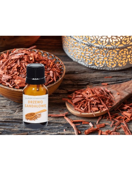 Olejek eteryczny naturalny do aromaterapii DRZEWO SANDAŁOWE