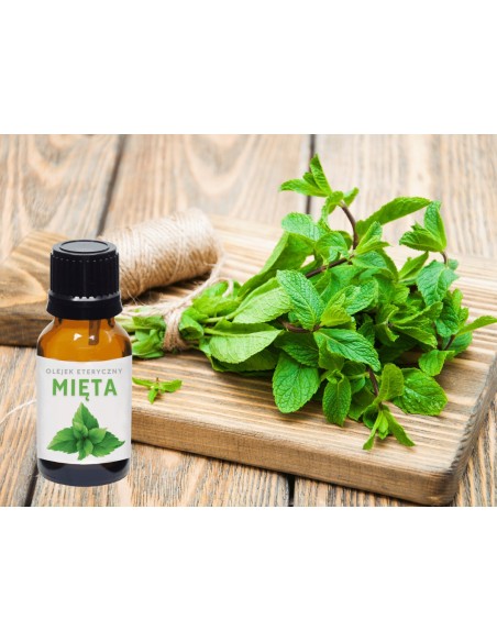 Olejek eteryczny naturalny do aromaterapii MIĘTA PIEPRZOWA