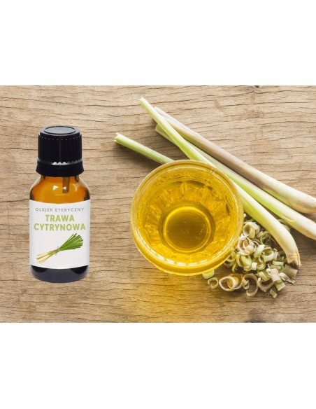 Olejek eteryczny naturalny do aromaterapii TRAWA CYTRYNOWA