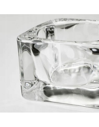 Kwadratowy świecznik tealight szklany...