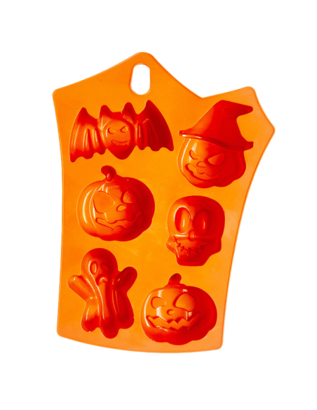 Foremka forma silikonowa do wyrobu świec Halloween - 6 wzorów