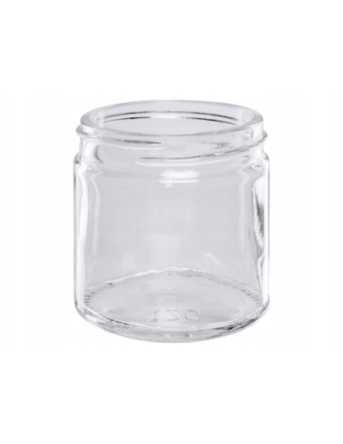 Słoik świecznik szklany bez nakrętki do świec sojowych 120 ml