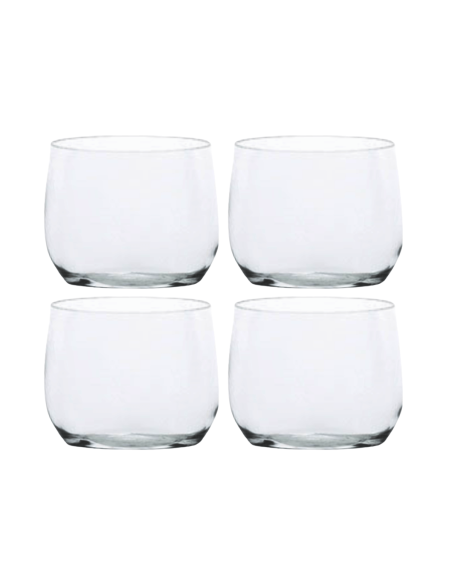 Świecznik szklany BOLA do odlewu świec sojowych 500 ml - zestaw 4 szt.