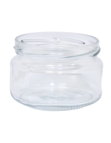 Świecznik szklany słoik do wosku odlewu świec sojowych 235 ml