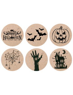 Naklejki na świece sojowe w...