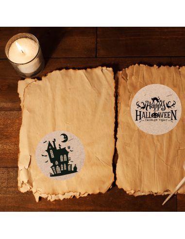 Naklejki na świece sojowe w szkle...