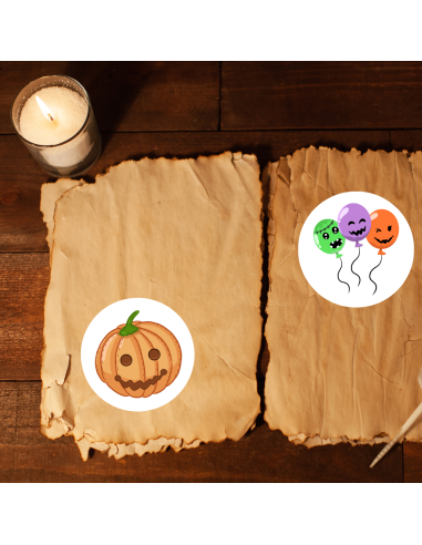 Naklejki na świece sojowe w szkle...