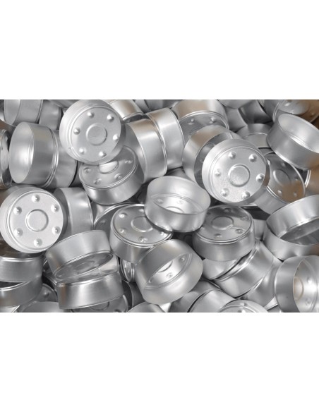 Blaszki do podgrzewaczy tea light herbaciarki 5,7 cm - karton 3 500 szt.