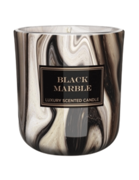 Świeca świeczka zapachowa w szkle BLACK MARBLE
