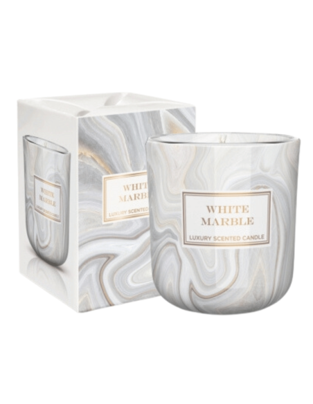 Świeca świeczka zapachowa w szkle WHITE MARBLE