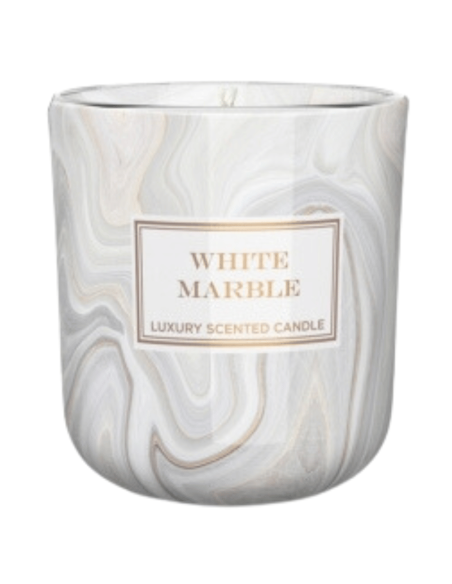 Świeca świeczka zapachowa w szkle WHITE MARBLE