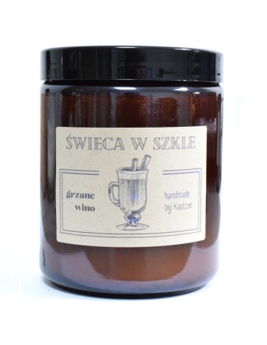 Świeca świeczka zapachowa w szkle z...