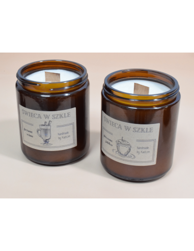 Świeca świeczka zapachowa w szkle z...