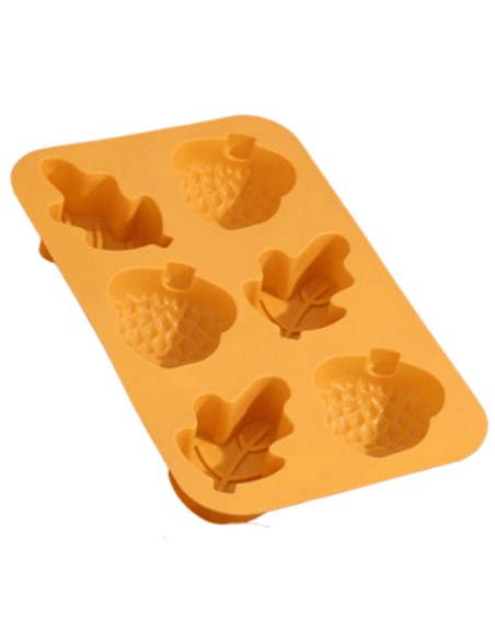 Foremka forma silikonowa do świec żołędzie liście jesień 