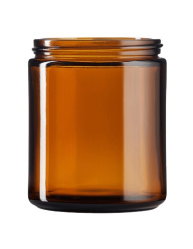 Słoik świecznik szklany brązowy bez...