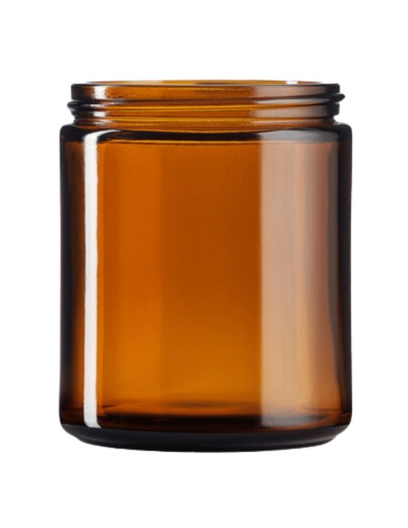 Słoik świecznik szklany brązowy bez nakrętki do świec sojowych 250ml - zestwa 10 szt.