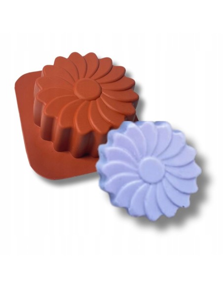 Foremka silikonowa forma do świec mydeł kwiatek 7 cm