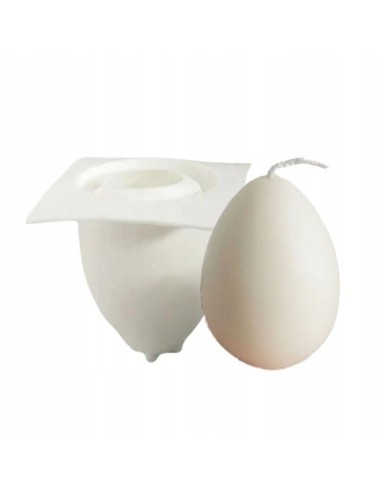 Foremka silikonowa forma do świec mydeł jajko 6 cm 