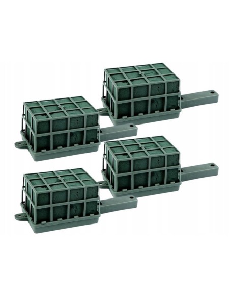 Gąbka Florystyczna mokra na florecie 11cm 4 szt. 