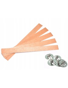 Knoty drewniane do świec 15...