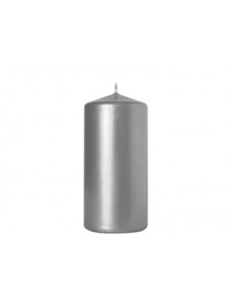 Świeca klasyczna klubowa walec metalizowana KL3 90/58 mm 