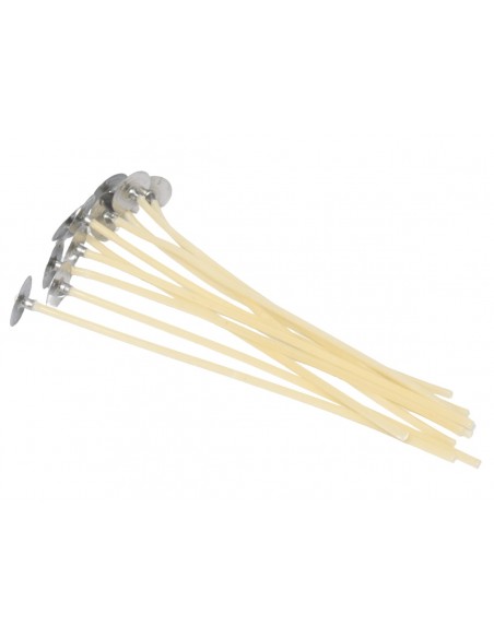 Knoty do świec z blaszką typ PC5 12 cm 10 szt.