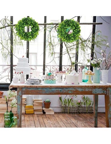 Sztuczna roślina wianek dekoracyjny z...