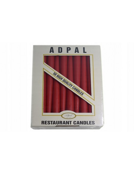 Świeca stożkowa gastronomiczna 210/21 mm - zestaw 50 szt.