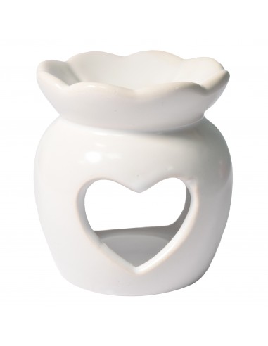 Kominek ceramiczny 7 cm - biały