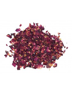 Suszone płatki róż do świec...