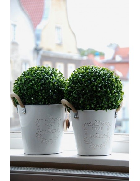 Sztuczna roślina kula bukszpanowa 16 cm