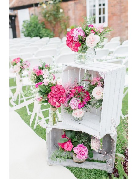 Skrzynka drewniana na kwiaty 20x15x9 CM