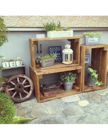 Skrzynka drewniana na kwiaty 20x15x9 CM