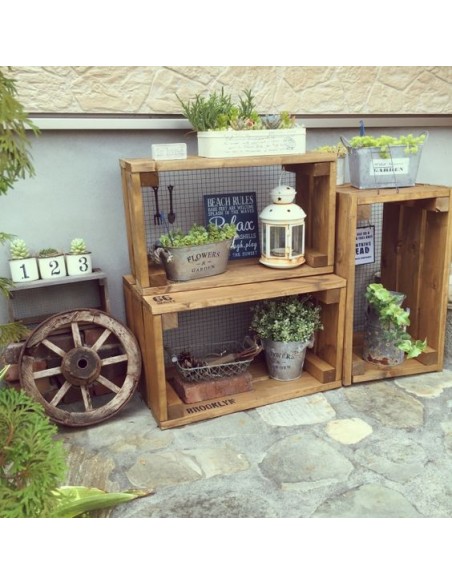 Skrzynka drewniana na kwiaty 20x15x9 CM