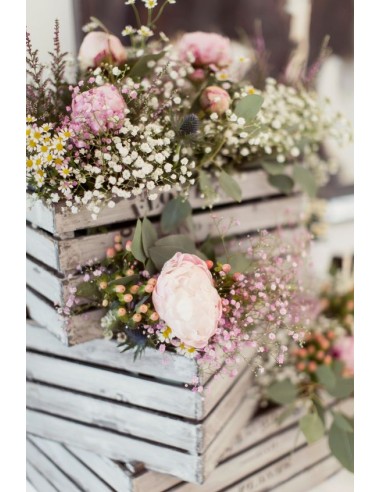 Skrzynka drewniana na kwiaty 20x15x9 CM