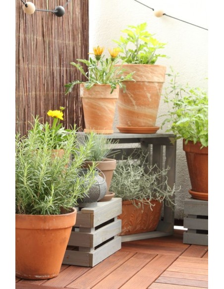 Skrzynka drewniana na kwiaty 20x15x9 CM