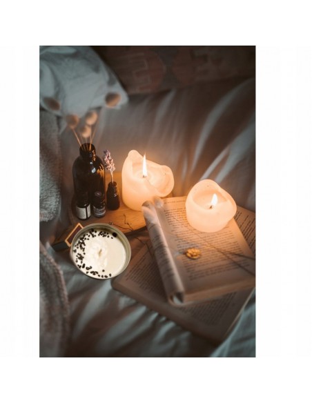 Kamyczki dekoracyjne do świec sojowych 20g czarny