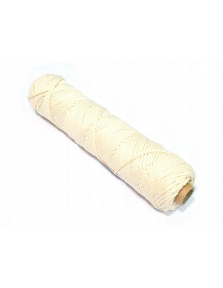 Knot bawełniany do świec sznurek surowy 3x9n