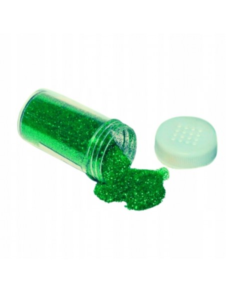 Brokat sypki dekoracyjny w solniczce  ZIELONY 20g