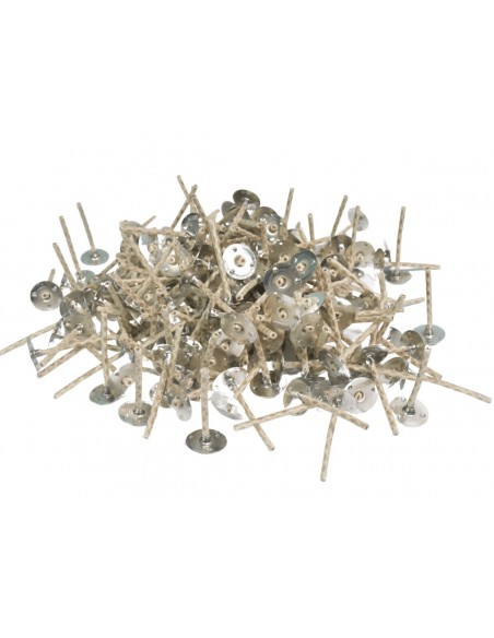 Knoty do świec z blaszką typ 6/30 5 cm 200 szt.